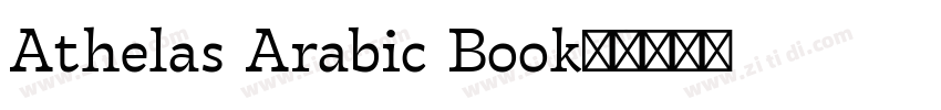 Athelas Arabic Book字字体转换